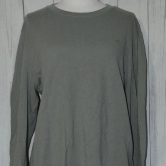 Lacoste Gray Long Sleeve Pull Over Shirt 6 Size L - Picture 1 of 9